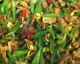 Foto langkah ke 2 dari resep Tumis Tempe Buncis Ebi.