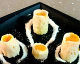 A picture of step 5 of SEMOLINA DHOKLA SHOT GLASS with MONGO RAS (ras - dhokla).