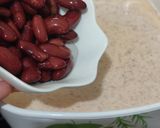 Gambar langkah 4 resipi Puding Buah-Buahan Sos Kacang Merah.