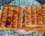รูปขั้นตอนการทำที่ 10 ของ Chaffles (Waffle คีโต)
