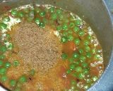 A picture of step 3 of Foxtail millet & Green Peas Tehri.