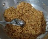A picture of step 4 of Veg sevaiya.