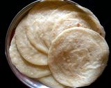 A picture of step 7 of Kheer'r Patishapta pithe (a traditional Bengali sweet delicacy).