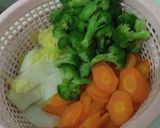 Foto langkah ke 6 dari resep Capcay Udang Bakso (saus Tiram).