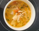 Hình bước làm 3 của món Canh mỳ lá tươi