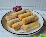 Foto langkah ke 6 dari resep Lumpia Ubi Ungu Isi Keju.
