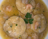 Foto del paso 2 de la receta: Merluza en salsa de gambas