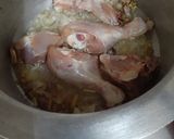 A picture of step 4 of Murgh Palak.