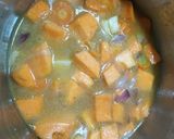 صورة لخطوة 3 من وصفة سوب كابويا 😋حساء القرع الاحمر