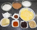 A picture of step 1 of Brownies with Raisins and Walnuts (Negritas).