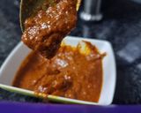 A picture of step 3 of Makhani wrap.