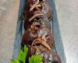Foto del paso 6 de la receta Setas shiitake al vino tinto con taquitos ibéricos