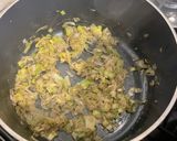A picture of step 5 of Benford’s Lemon Pasta.
