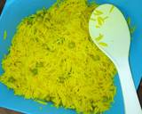 Classy yellow fried rice recipe step 2 photo