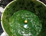 A picture of step 1 of கீரை கார்ன் கறி.