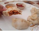 A picture of step 9 of Steamed Chicken Dumplings (Momos).