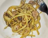 Foto langkah ke 8 dari resep Mushroom Alfredo Dumbbelletti.