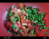 A picture of step 5 of Brinjal Salad.
