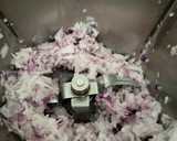 Foto del paso 1 de la receta: Rollos de hojaldre, rellenos de verduras de temporada y jamón ibérico