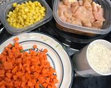 Foto del paso 1 de la receta: Arroz con pollo y maíz