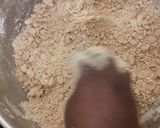 A picture of step 4 of Wheat and hand pound rice puttu.