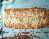 Foto del paso 7 de la receta: Trenza de bacon, york, queso, bechamel y azúcar moreno