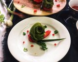 A picture of step 24 of Palak paneer rose momo.