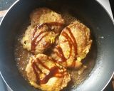 Foto langkah ke 6 dari resep Burger Nasi Ayam Teriyaki.