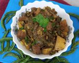 A picture of step 7 of Green Beans Curry (Sem Phali ka Salan).