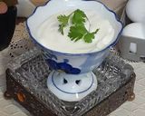 A picture of step 1 of Mayochup dip.