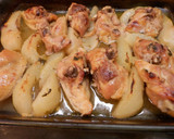 Foto del paso 4 de la receta: Pollo asado con peras
