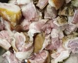 Hình bước làm 1 của món Bún giả cầy