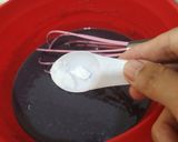 Foto langkah ke 3 dari resep Bolu Kukus Ubi Ungu (No Mixer).