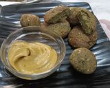 A picture of step 14 of Hara Chana Kebab.