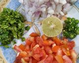 A picture of step 3 of Lobia Chaat.