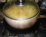 A picture of step 5 of Aloo ki tahri.