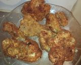 A picture of step 5 of Fried spaghetti with coated chicken.