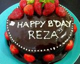 Foto langkah ke 15 dari resep Steam Chocolate cake super moist versi cake ultah.