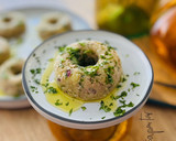 Foto del paso 7 de la receta: Donut salado 🫒 🥔 🧅 🍀