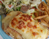 Foto del paso 9 de la receta: Supremas de pollo rellenas con queso crema philadelphia y jamón