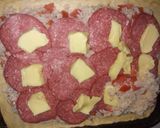 Foto del paso 4 de la receta: Tarta de arroz, salame, muzzarella y tomate