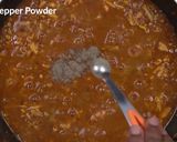 A picture of step 7 of Egg Kheema Masala.