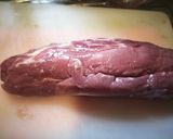 Foto del paso 1 de la receta: Hojaldre relleno de lomo ibérico
