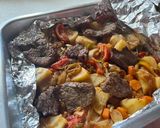Foto del passaggio 6 della ricetta Fettine di entrecôte con patate
