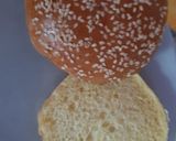 A picture of step 3 of My Hallumi Steak Burger on a seeded Brioch Bun ❤.
