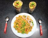 તવા પુલાવ વિથ પાપડ ચાટ (Tava Pulav With Papad Chaat Recipe In Gujarati) રેસીપી સ્ટેપ8ફોટો