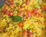 A picture of step 5 of Sprouted Black Mung Bean Poha.