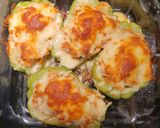 Foto del paso 9 de la receta: Chayotes Rellenos con Arroz blanco y salsa de Champiñones