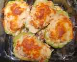 Foto del paso 9 de la receta: Chayotes Rellenos con Arroz blanco y salsa de Champiñones