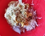 A picture of step 5 of Mooli ka pakoda.